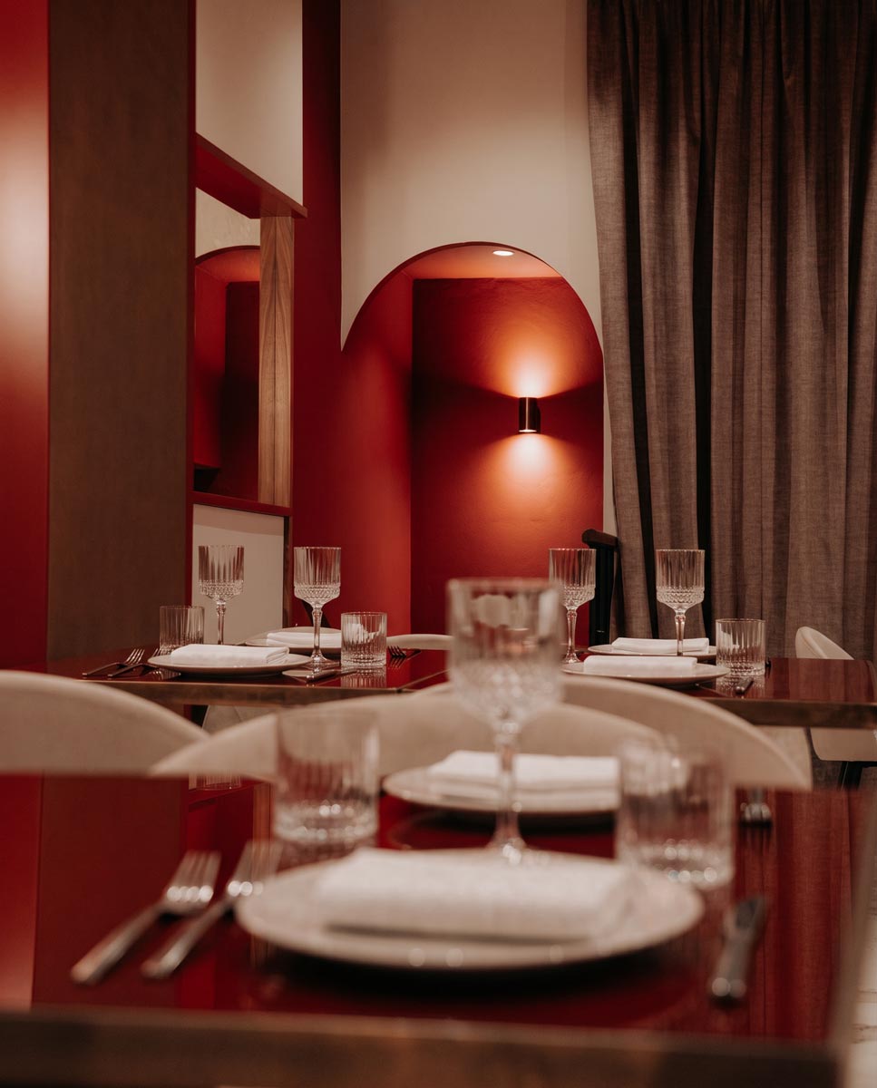 salotto orsini mise en place